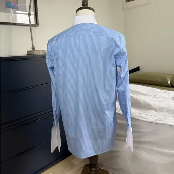 Woera signature button up pinstripe